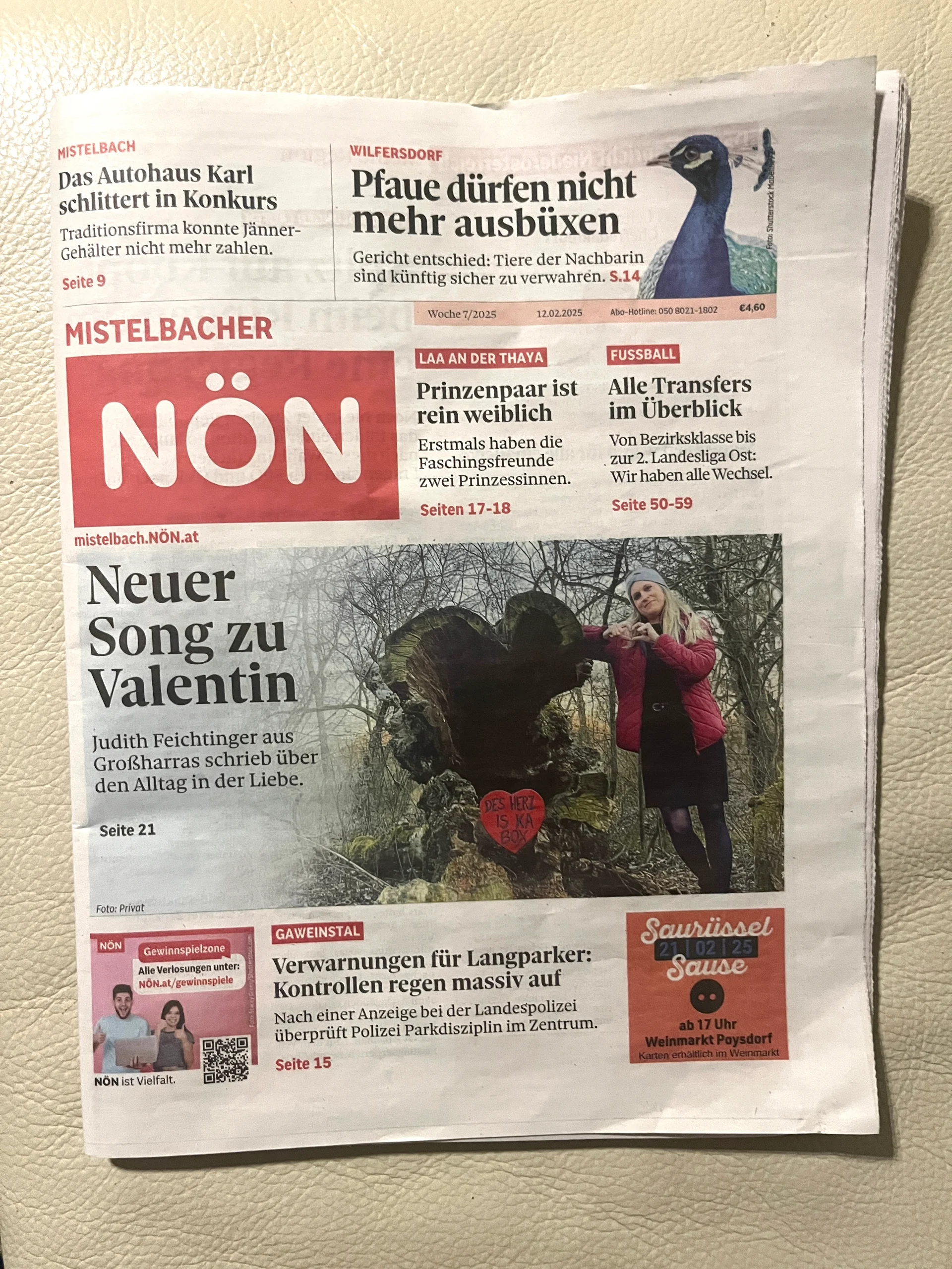 Hello, Titelblatt, NÖN Mistelbach!